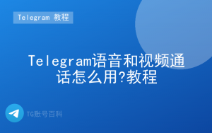 Telegram语音和视频通话怎么用?教程-TG账号百科 | Telegram教程、技巧与最新资讯