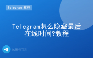 Telegram怎么隐藏最后在线时间?教程-TG账号百科 | Telegram教程、技巧与最新资讯