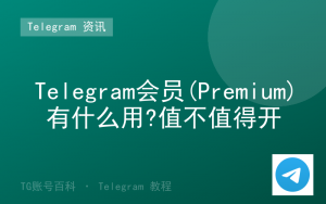 Telegram会员(Premium)有什么用?值不值得开-TG账号百科 | Telegram教程、技巧与最新资讯